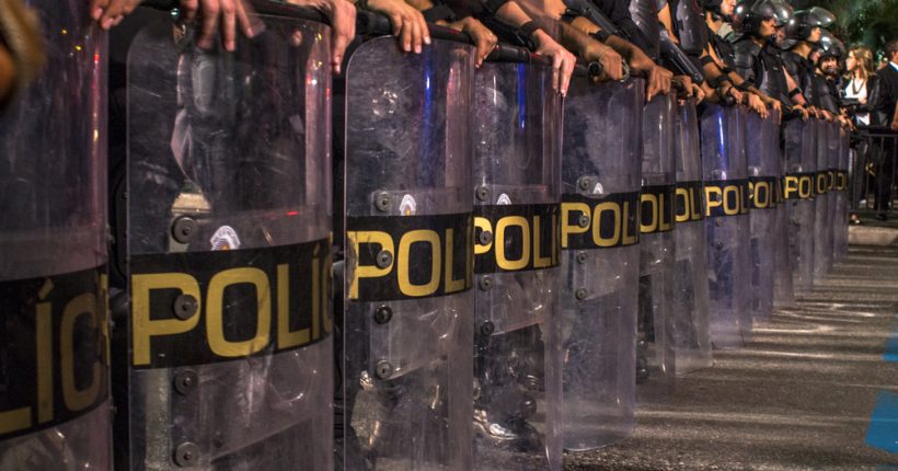 Sao,Paulo,,Brazil,,June,01,,2016:,Riot,Of,Military,Police Sao,Paulo,,Brazil,,June,01,,2016:,Riot,Of,Military,Police